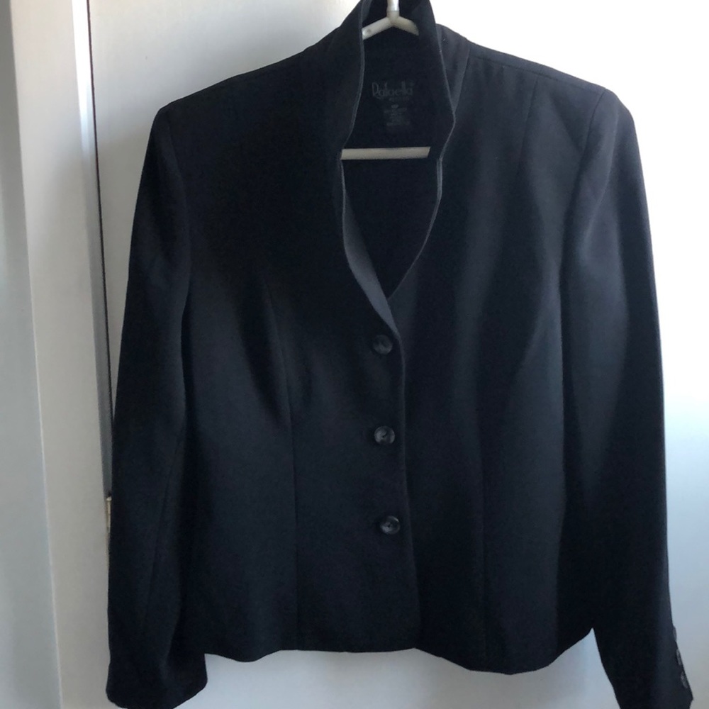 Three button down black blazer